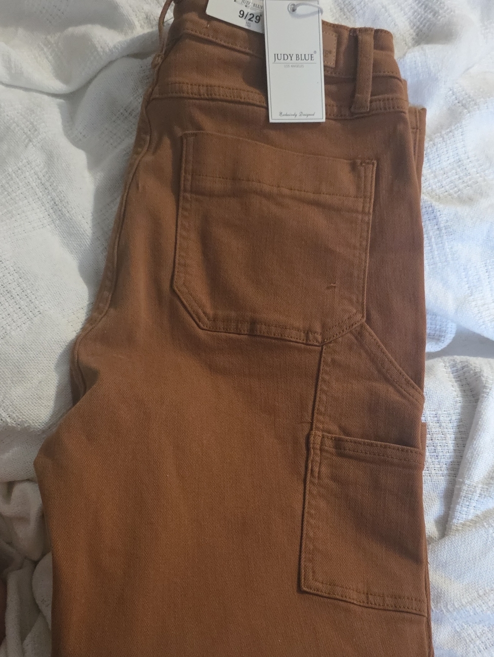 Judy Blue Women's Tan Cargo/Carpenter Pants